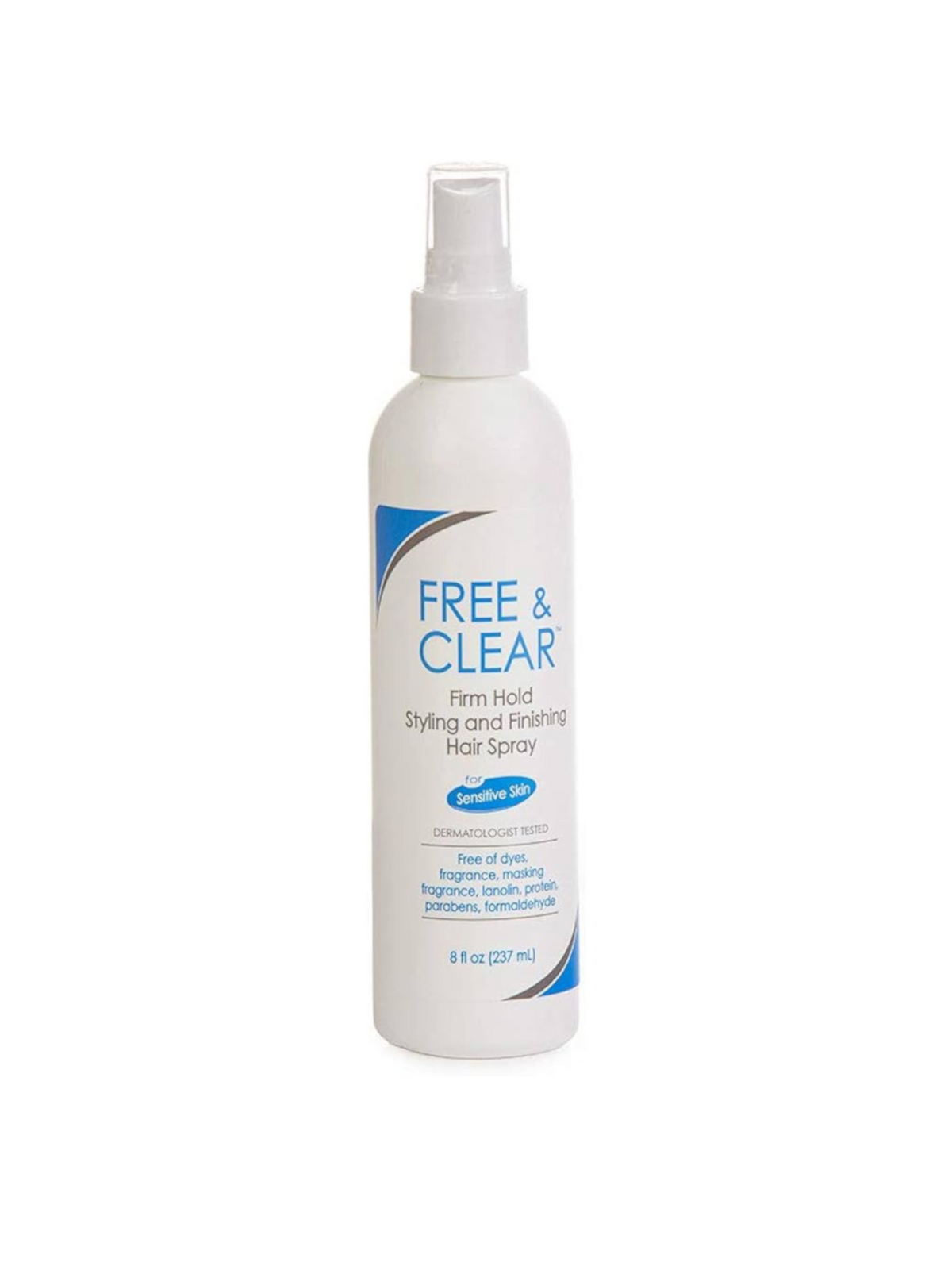 Free and clear hair spray firm